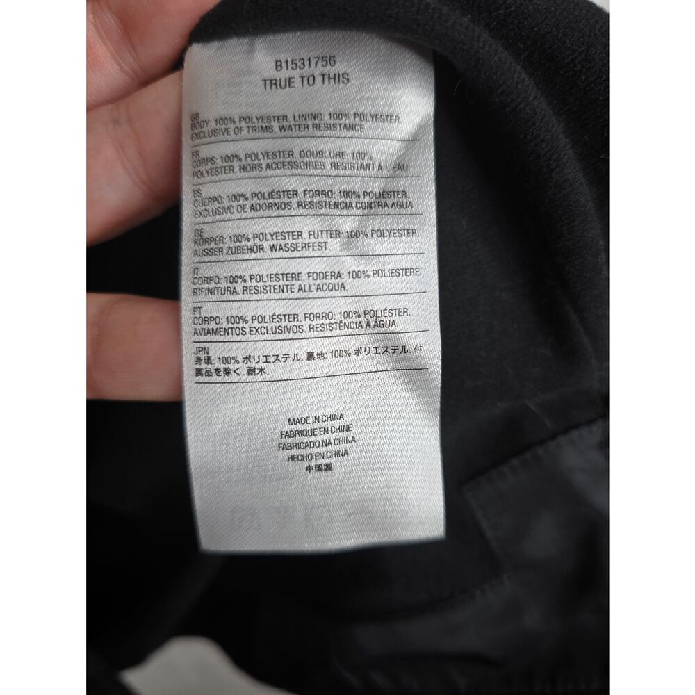 Volcom Stone Brewster Coach Jacket Black Snap Front Windbreaker Women’s M 12 - Picture 6 of 9